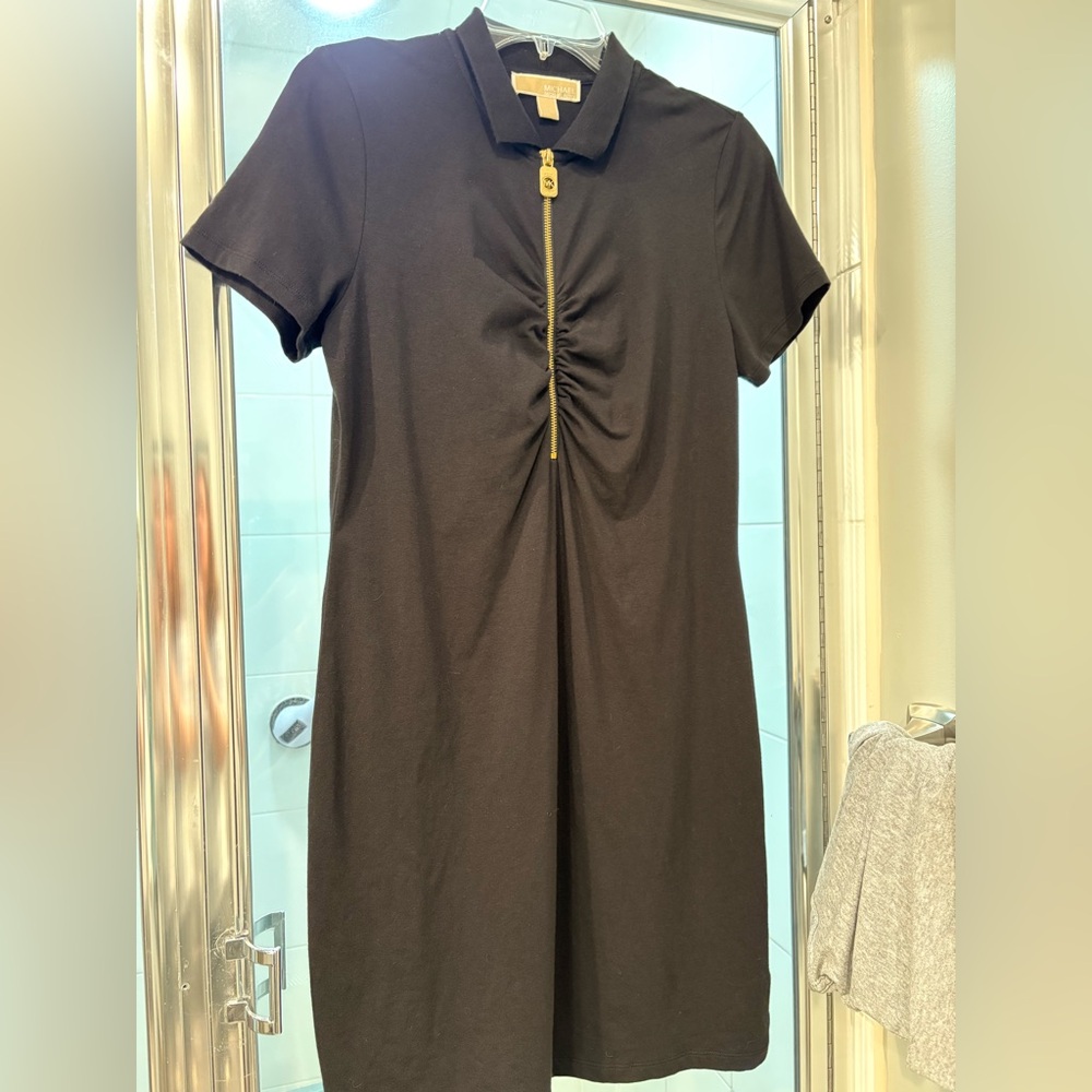Michael Kors Cotton Blend Jersey Dress